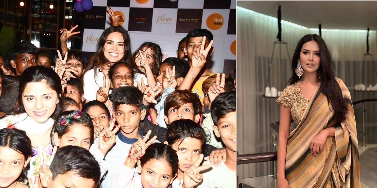 Lord of the Drinks, Worli, Celebrated mothers day with Actor Esha Gupta and special children of the Bhamla foundation